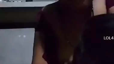 Village wife trying sex in doggy style with husband