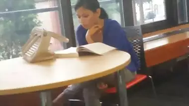 Candid Beautiful Feet Shoeplay Indian (?) Woman