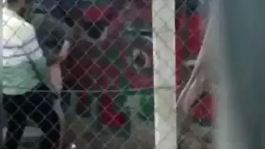Fresh Desi mms sex online, Paki cheating wife outdoor fuck with lover