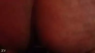 Asian Mistress Strapon fucking and spanking Indian Slave boy doggystyle at dungeon - homemade